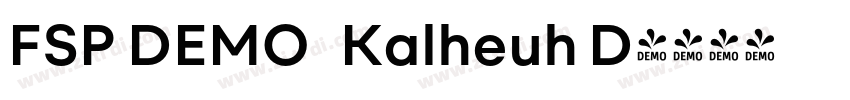 FSP DEMO   Kalheuh D字体转换